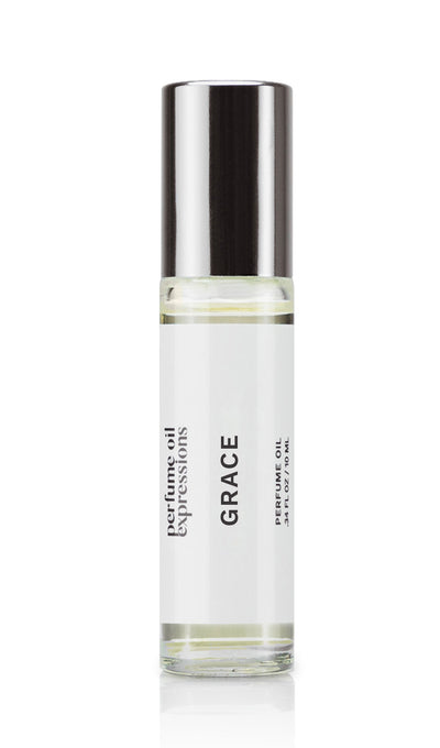 Grace Perfume Oil by Perfume Oil Expressions, inspired by Chloe's signature scent. A delicate blend of floral notes creates a graceful and alluring fragrance. Immerse yourself in the classic charm of Grace and express your unique style with this captivating scent reminiscent of the enduring spirit of Chloe