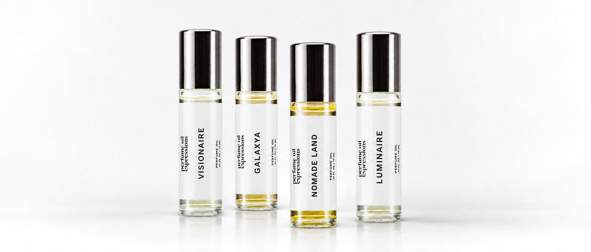 Perfume Oil Expressions Louis Vuitton-inspired perfume oils for Imagination, Ombre Nomade, L’Immensité and Météore