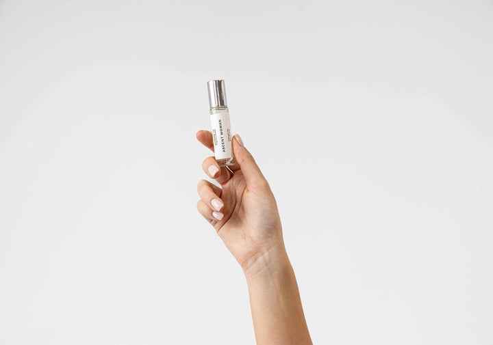 Holding Ascent Women perfume oil, designer inspired perfume oil by Perfume Oil Expressions. Dupe for Creed&