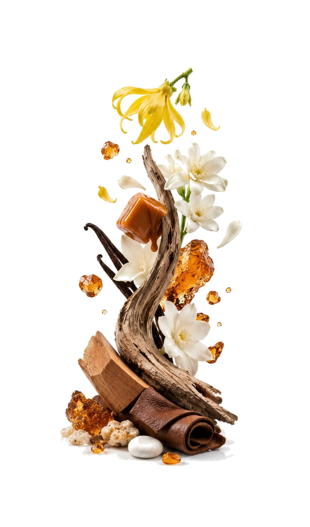 Aphrodite Lure Perfume Oil inspired by Absolute Aphrodisiac, Initio — fragrance-note image for a scent where sensual vanilla and amber melt into soft musk and animalic warmth.
