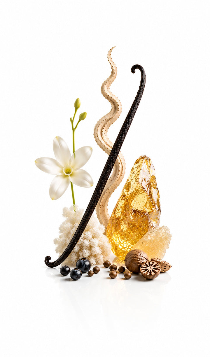 Gold Rain perfume oil inspired by Maison Francis Kurkdjian Gentle Fluidity Gold with vanilla, amber, musk and woody notes.