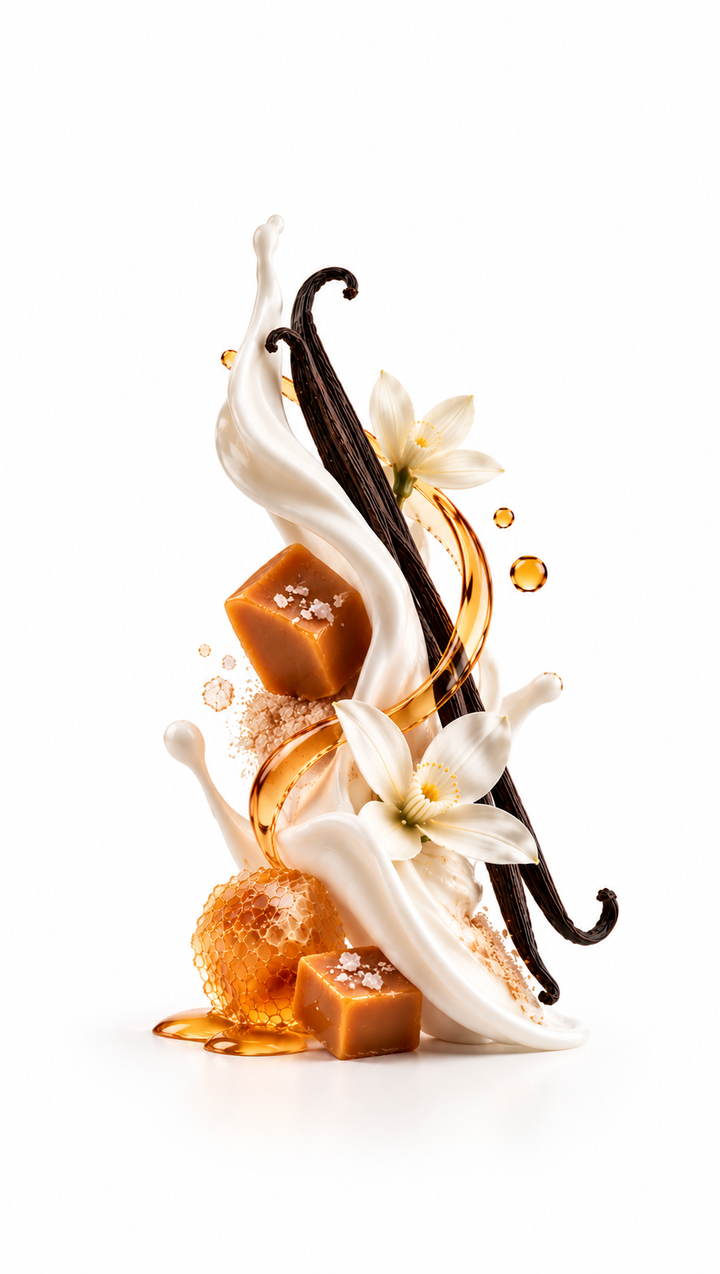 Lattesa perfume oil inspired by Giardini di Toscana Bianco Latte with milky caramel and vanilla notes