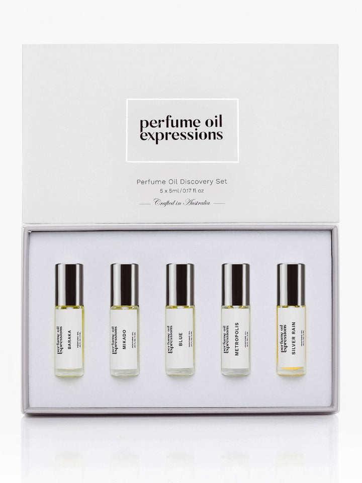 Perfume oil gift set. Mans&