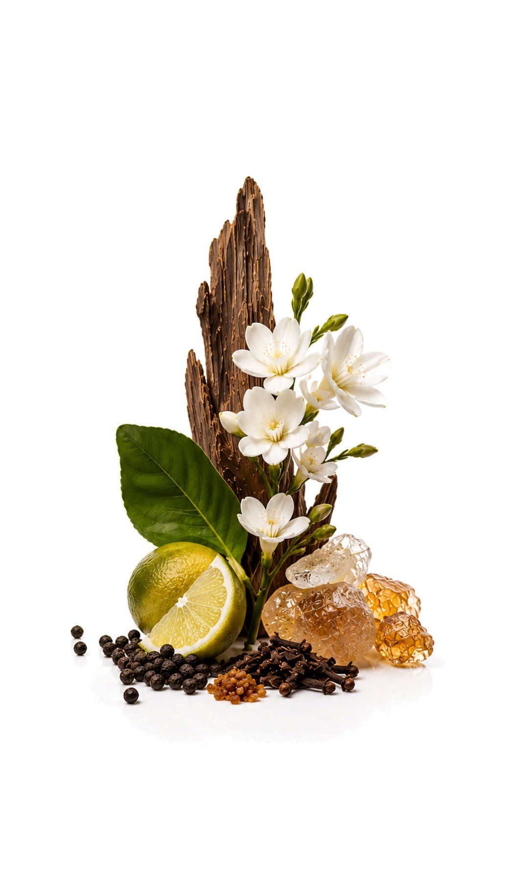Pinnacle Perfume Oil inspired by Straight to Heaven, Kilian — fragrance-note image for a scent where fresh woods and rum meet patchouli, cedar and dried fruit.